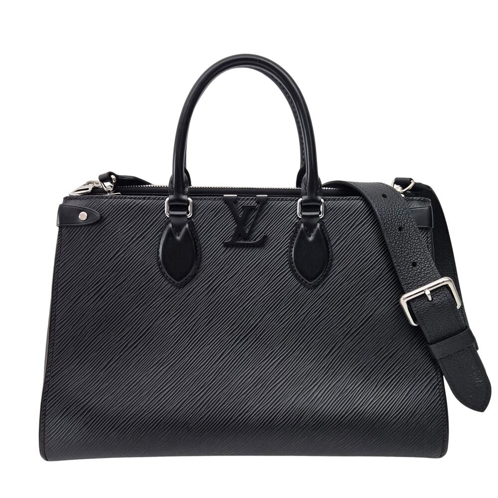 Louis Vuitton Epi Leather Grenelle Tote MM Black